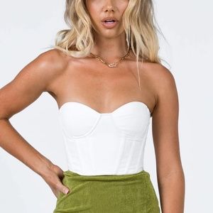 Princely Polly Endless Love corset White